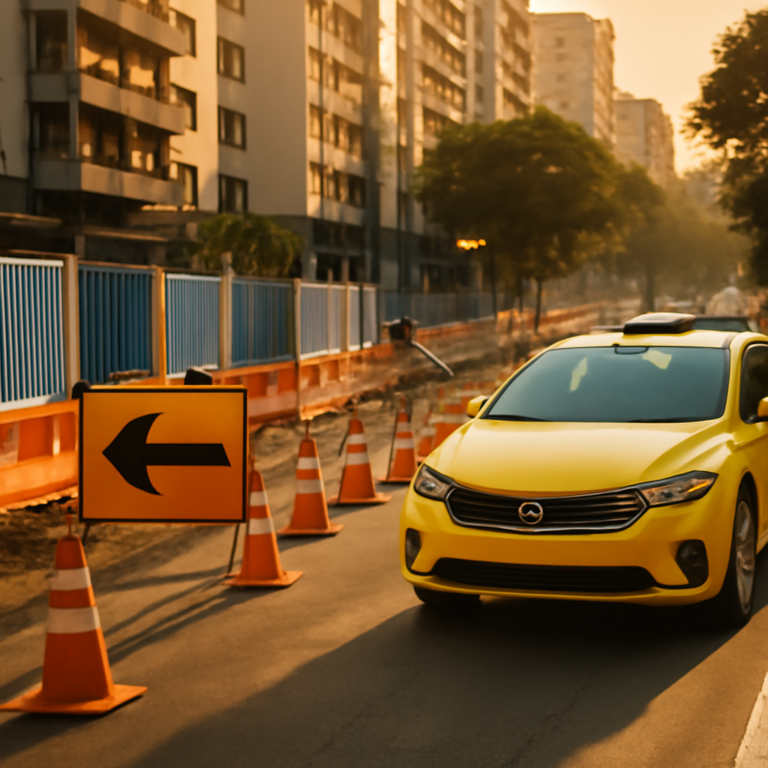 Obras, desvios e ruas bloqueadas: como manter seus deslocamentos eficientes com apoio de motoristas profissionais